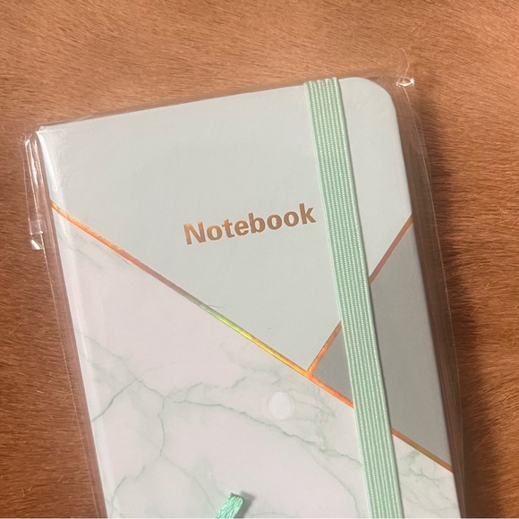 🍭 3/$10 mint green & white marble tiny lined notebook - Picture 5 of 14